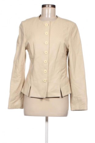 Damen Lederjacke, Größe L, Farbe Beige, Preis 55,85 €