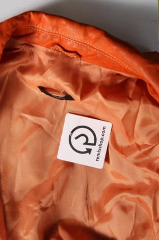 Damen Lederjacke, Größe M, Farbe Orange, Preis 52,12 €