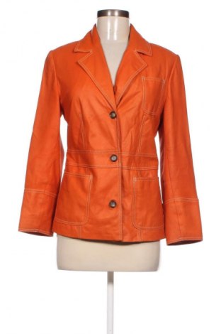 Damen Lederjacke, Größe M, Farbe Orange, Preis € 55,85
