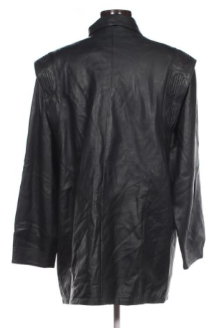 Дамско кожено яке, Размер XL, Цвят Черен, Цена 80,25 лв.