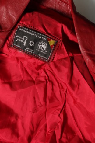 Damen Lederjacke, Größe M, Farbe Rot, Preis € 55,85