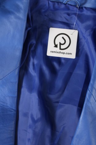 Dámska kožená bunda , Veľkosť L, Farba Modrá, Cena  45,50 €