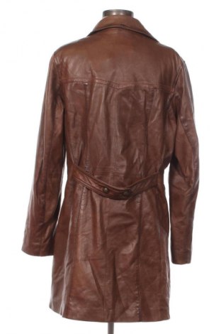 Дамско кожено яке, Размер L, Цвят Кафяв, Цена 80,25 лв.