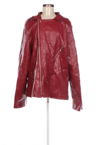 Dámska kožená bunda , Veľkosť 5XL, Farba Červená, Cena  27,78 €