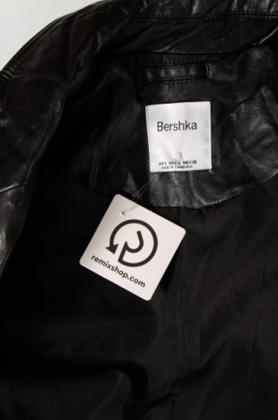 Damen Lederjacke Bershka, Größe S, Farbe Schwarz, Preis € 34,10