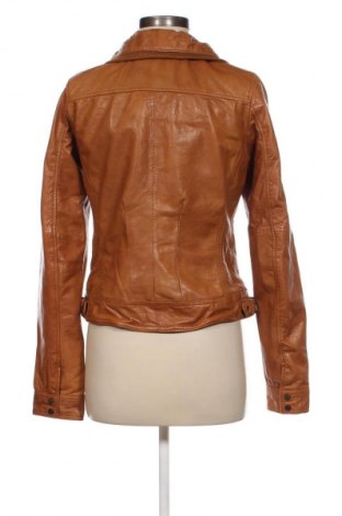 Dámska kožená bunda  Bershka, Veľkosť L, Farba Hnedá, Cena  45,50 €