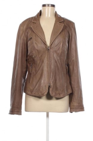 Damen Lederjacke Biba, Größe M, Farbe Braun, Preis € 20,99