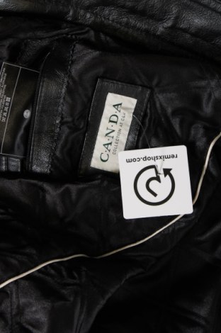 Γυναικείο δερμάτινο μπουφάν Canda, Μέγεθος XXL, Χρώμα Μαύρο, Τιμή 62,88 €