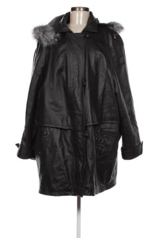 Γυναικείο δερμάτινο μπουφάν Canda, Μέγεθος XXL, Χρώμα Μαύρο, Τιμή 66,19 €