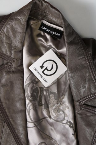 Γυναικείο δερμάτινο μπουφάν Gerry Weber, Μέγεθος XXL, Χρώμα Γκρί, Τιμή 69,90 €