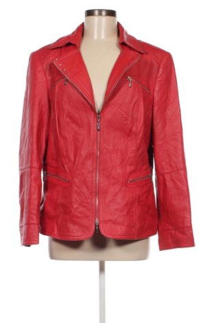 Γυναικείο δερμάτινο μπουφάν Gerry Weber, Μέγεθος XL, Χρώμα Κόκκινο, Τιμή 139,79 €