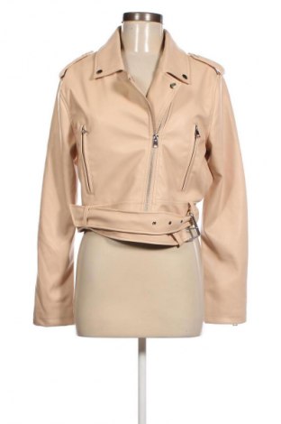 Damen Lederjacke Guido Maria Kretschmer for About You, Größe XL, Farbe Beige, Preis € 24,99