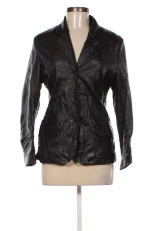 Damen Lederjacke Jk, Größe M, Farbe Schwarz, Preis 55,85 €