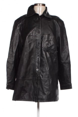 Γυναικείο δερμάτινο μπουφάν Madame, Μέγεθος L, Χρώμα Μαύρο, Τιμή 51,96 €