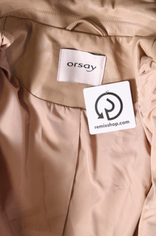 Damen Lederjacke Orsay, Größe XL, Farbe Beige, Preis € 16,54