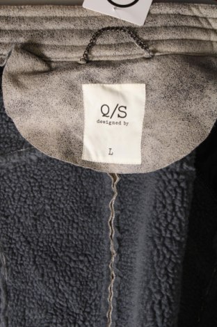 Dámska kožená bunda  Q/S by S.Oliver, Veľkosť L, Farba Sivá, Cena  20,67 €