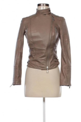 Damen Lederjacke Steven-K, Größe S, Farbe Beige, Preis 87,49 €