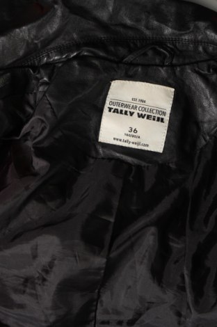 Dámská kožená bunda  Tally Weijl, Velikost S, Barva Černá, Cena  312,00 Kč