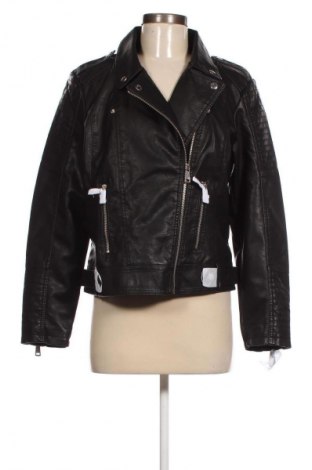 Γυναικείο δερμάτινο μπουφάν Vero Moda, Μέγεθος XL, Χρώμα Μαύρο, Τιμή 47,94 €