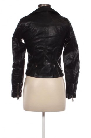 Γυναικείο δερμάτινο μπουφάν Vero Moda, Μέγεθος XS, Χρώμα Μαύρο, Τιμή 19,29 €