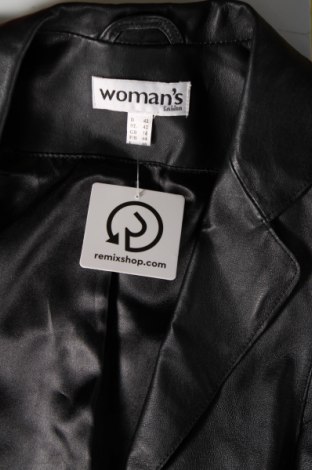 Damen Lederjacke Woman's Fashion, Größe L, Farbe Schwarz, Preis € 58,46
