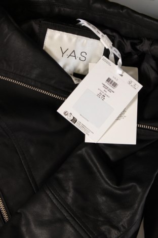Γυναικείο δερμάτινο μπουφάν Y.A.S, Μέγεθος XS, Χρώμα Μαύρο, Τιμή 199,49 €