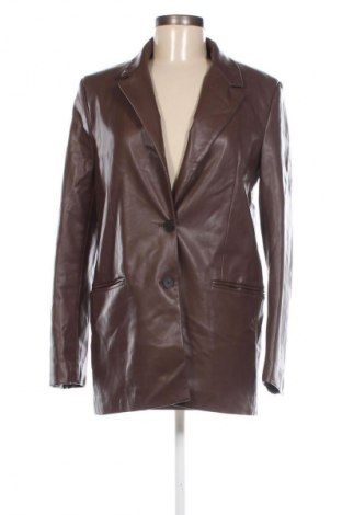 Dámská kožená bunda  Zara, Velikost XS, Barva Hnědá, Cena  654,00 Kč