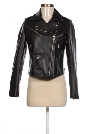 Dámska kožená bunda  Zara, Veľkosť M, Farba Čierna, Cena  17,44 €