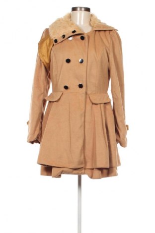 Дамско палто, Размер L, Цвят Бежов, Цена 69,55 лв.
