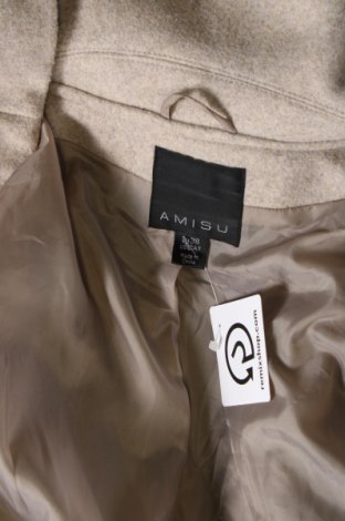 Dámsky kabát  Amisu, Veľkosť M, Farba Béžová, Cena  39,44 €