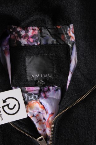 Дамско палто Amisu, Размер S, Цвят Черен, Цена 63,13 лв.