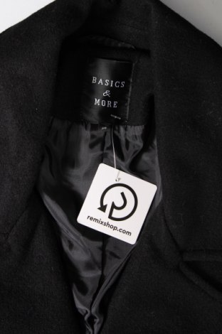 Γυναικείο παλτό Basics&More, Μέγεθος M, Χρώμα Μαύρο, Τιμή 151,19 €