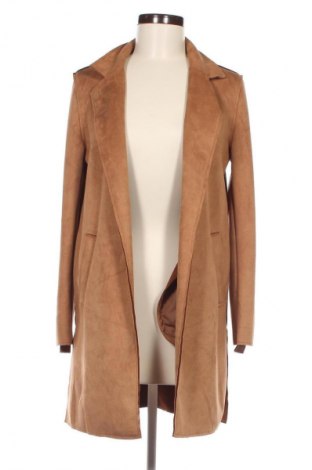 Дамско палто Bershka, Размер XS, Цвят Кафяв, Цена 38,40 лв.