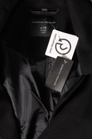 Дамско палто Dorothy Perkins, Размер L, Цвят Черен, Цена 103,20 лв.