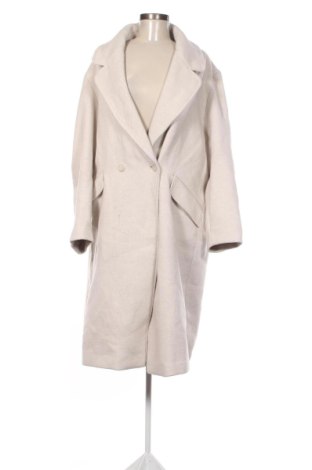 Дамско палто H&M, Размер XL, Цвят Екрю, Цена 69,55 лв.