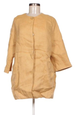Дамско палто Massimo Dutti, Размер M, Цвят Жълт, Цена 61,60 лв.