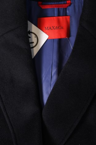 Дамско палто Max&Co., Размер S, Цвят Син, Цена 495,00 лв.