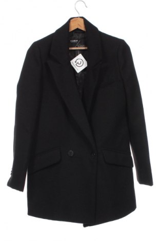 Дамско палто Pull&Bear, Размер XS, Цвят Черен, Цена 107,02 лв.