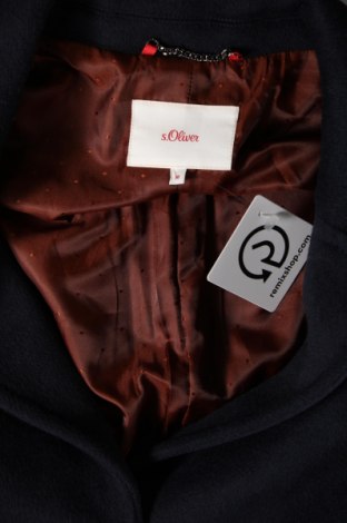 Γυναικείο παλτό S.Oliver, Μέγεθος M, Χρώμα Μπλέ, Τιμή 37,58 €