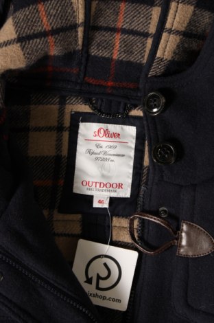 Γυναικείο παλτό S.Oliver, Μέγεθος XL, Χρώμα Μπλέ, Τιμή 34,13 €