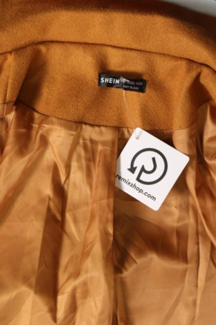 Γυναικείο παλτό SHEIN, Μέγεθος L, Χρώμα Καφέ, Τιμή 33,10 €