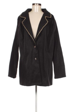 Дамско палто SHEIN, Размер 4XL, Цвят Черен, Цена 64,00 лв.
