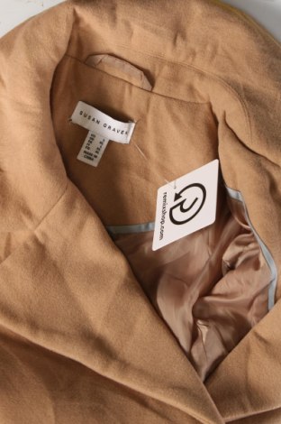 Γυναικείο παλτό Susan Graver, Μέγεθος L, Χρώμα  Μπέζ, Τιμή 41,04 €