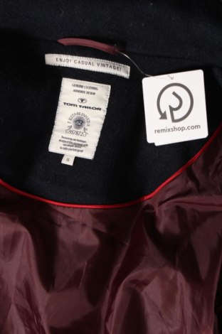 Γυναικείο παλτό Tom Tailor, Μέγεθος S, Χρώμα Μπλέ, Τιμή 10,74 €