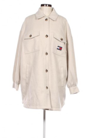 Damenmantel Tommy Jeans, Größe L, Farbe Beige, Preis € 210,99