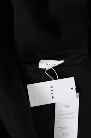 Γυναικείο παλτό VILA, Μέγεθος L, Χρώμα Μαύρο, Τιμή 22,27 €