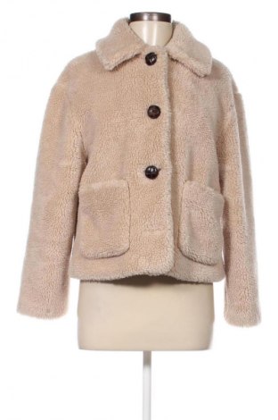 Damenmantel Zara, Größe XS, Farbe Beige, Preis 18,99 €