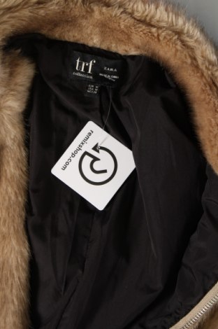 Дамско палто Zara, Размер M, Цвят Бежов, Цена 44,20 лв.