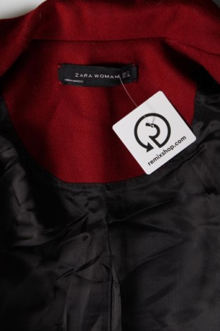 Дамско палто Zara, Размер M, Цвят Червен, Цена 44,20 лв.