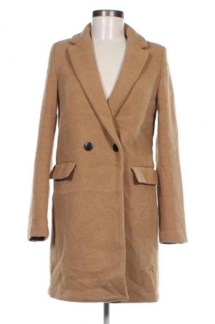 Γυναικείο παλτό Zara Trafaluc, Μέγεθος XS, Χρώμα  Μπέζ, Τιμή 29,44 €